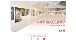 Desktop Screenshot of concorde-art-gallery.com